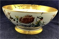 Huge Vntg Repaired Bowl & Silver Overlay & More