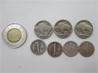 Pièces de monnaies anciennes USA (valeur métal