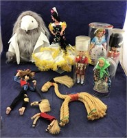 Vntg Foreign Dolls Incl Spain & Italy + Animals