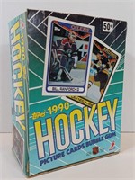 Topps 1990 Hockey Card Box Full With Sealed Packs