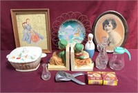 Two Trays Of Collectables Including Boy/Girl