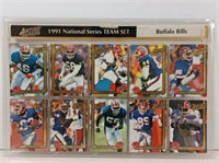 Sealed 1991 Action Packed Buffalo Bills Team Cards