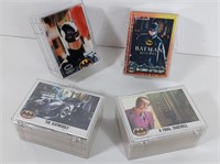 4 Plastic Cases Of Vintage Batman Cards