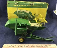 John Deere Toy Combine From 1950's On Original Box