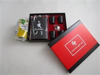 Coffret Johnnie Walker flasque,shooter, entonnoir