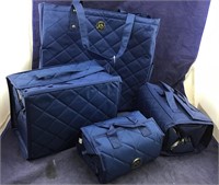 New Boxed HSN 4 Piece Tote Set & Ellen Tracy Tote