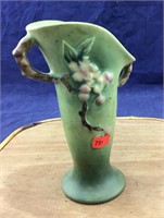 Small Green Roseville Vase