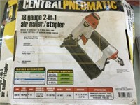 CENTRAL PNUEMATIC 18G 2-N-1 NAILER/STAPLER