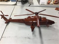 HANDMADE WOODEN HELICOPTER