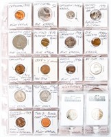 Coin Large Assortment of Error Coins In Sheets