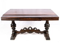 Furniture Antique Walnut Library Table