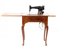 1950 Singer #201 Sewing Machine & Cabinet