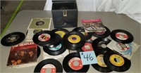 Vintage 45 Records-some have been wet