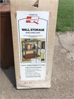 Brand new wall storage shelving unit