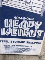 New Steel storage shelving