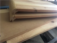 Parts to wood desk