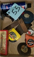 Flat of tape measures & more