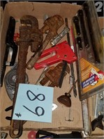 Flat of Wrenches, Extensions & mini oil can