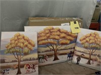 3 CANVAS PICTURES