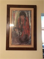 Signed DiGrassi Navaho Mother and Child