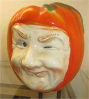 Pumpkin Face String Holder