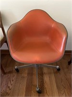 Hermann Miller Eames Leather Shell Arm Chair