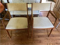 Vintage D-Scan Mid-Century Teak Arm Chairs