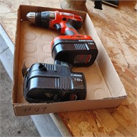 Black & Decker Cordless Drill With Charger