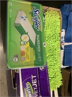 MISC CLEANING SUPPLIES: SWIFFER, ETC