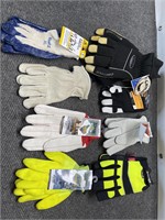 8 pairs new work gloves