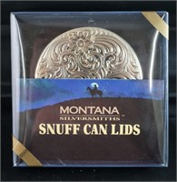 Montana Silversmith's Snuff Can Lid