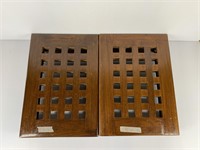 Antique Teak Ship Wood Hatch Covers