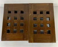 Antique Teak Ship Wood Hatch Covers