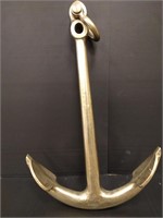 1954 Solid WILD Brass Anchor 35" H x 23" W