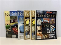 (6) Robb Report Magazines