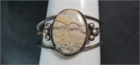 Cuff-Style Stone Bracelet