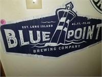 REPRODUCTION "BLUE POINT" WALL SIGN