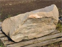 Large landscape boulder approximately 42"