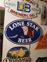 LONE STAR BEER REPRO WALL SIGN