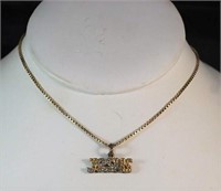 14K Chain with Pendant