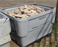 Large container of misc. landscape pavers