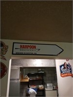 HARPOON BREWERY REPRO WALL SIGN
