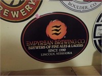 REPRODUCTION "EMPYREAN BREWING CO" WALL SIGN
