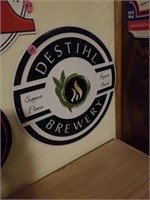 REPRODUCTION "DESTIHL BREWERY " WALL SIGN