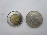 50 Cents canadien en argent de 1956