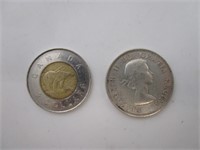 20 cents canadien en argent de 1953