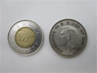 50 Cents canadien en argent de 1940