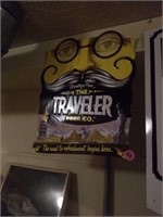 REPRODUCTION  "THE TRAVELER" WALL SIGN