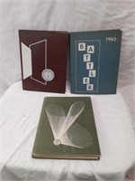 3 Alderson Broadus Yearbooks 1962,63,69