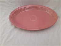 Pink Fiesta Platter 13 1/2" wide